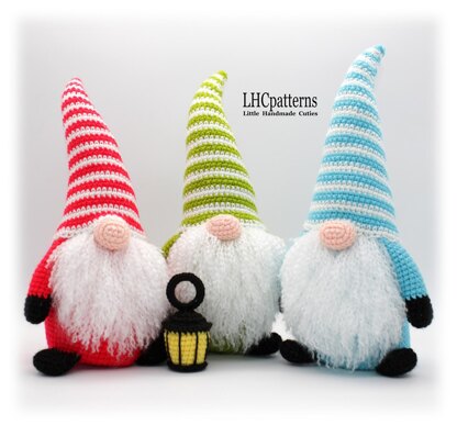 Gnome with Lantern Crochet Pattern