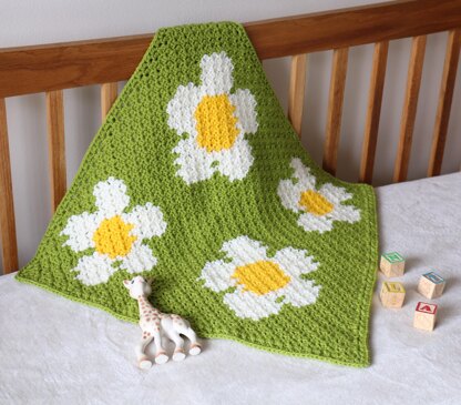 Daisy Chain Blanket - the crochet version