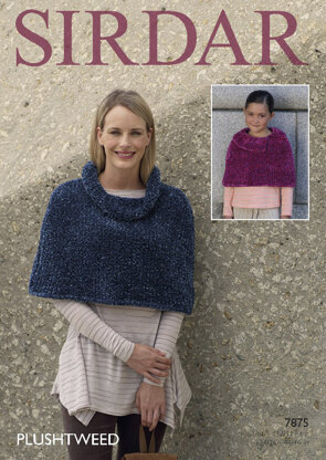 Capes in Sirdar Plushtweed - 7875