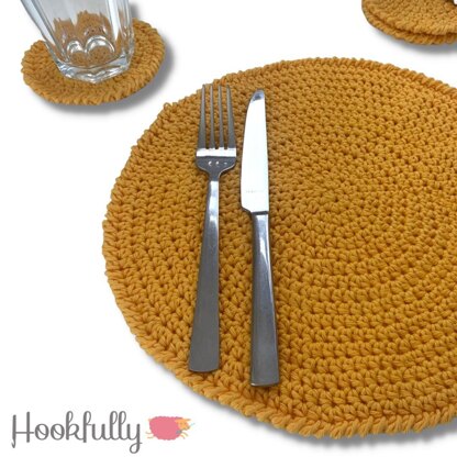 Easy circle coasters and placemats