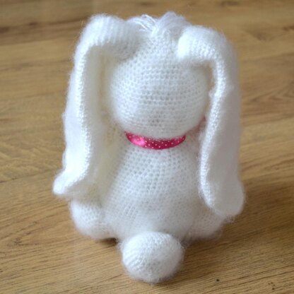 Crochet bunny. Rabbit amigurumi. Easter bunny. Floppy ears bunny. Long ears rabbit