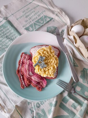 My Crochet Kitchen: Scrambled Eggs