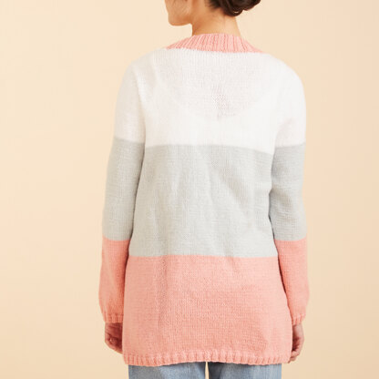 Warm Hug Wrap Cardigan - Free Knitting Pattern For Women in Paintbox Yarns Simply DK