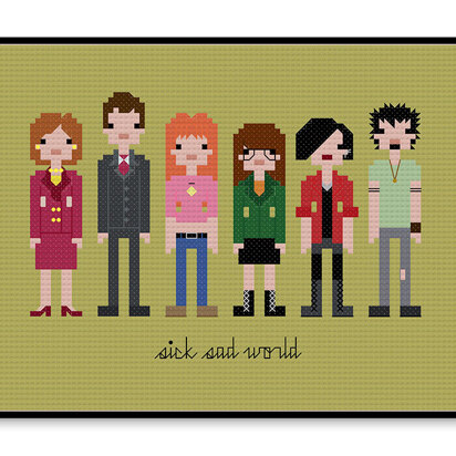 Daria - PDF Cross Stitch Pattern