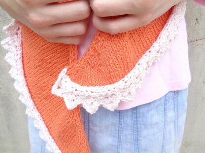 Creamsicle Shawl