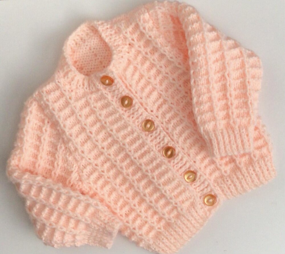 Little Loops Crew Neck Baby Cardigan Knitting pattern by Seasonknits LoveCrafts
