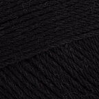 Paintbox Yarns 100% Wool Worsted 5er Sparset - Pure Black (1201)