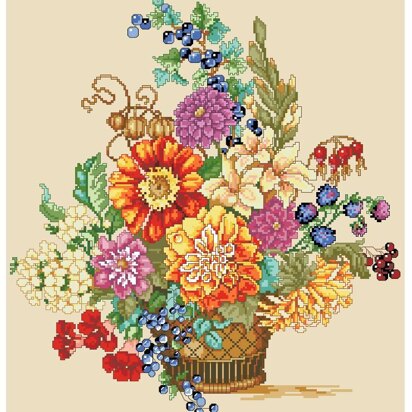 Fall Foral Bouquet - PDF