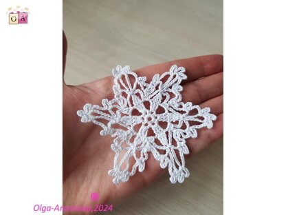 Crochet snowflake 86