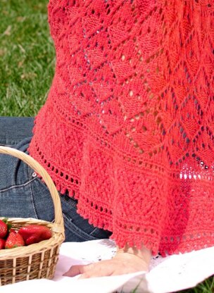 Fragaria Shawl