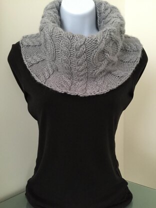 Killarney Cabled Scarf and Cowl