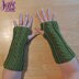 Cabled Mitts