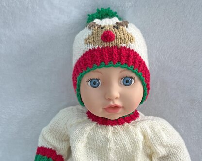 Rudolph Bodysuit and Hat (no 138)