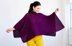 Perfectly Panache Chic Poncho in Red Heart Chic Sheep - LW5901 - Downloadable PDF