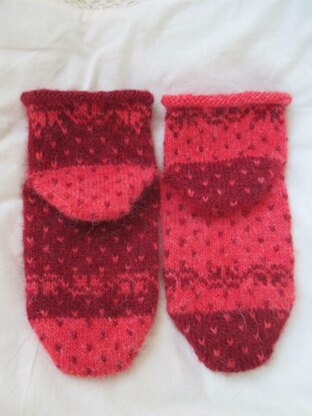 2 Lett Lopi balls Fruit & Berry Polka Dot Socks