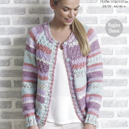 Sweater & Cardigan in King Cole Drifter Chunky - 4852 - Downloadable PDF