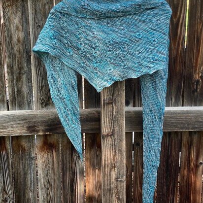 Tide Pools Shawl