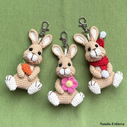 Bunny Keychain/Bag Charm