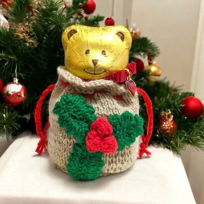 Christmas Sack Holder for 100g Lindt Teddy