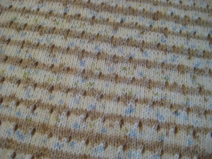 Staggered Eyelets Baby Blanket