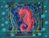 Awesome Ocean Mosaic Square: Sammy the Seahorse