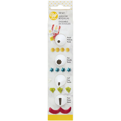Wilton Plastic Decorating Tips, 4-Piece