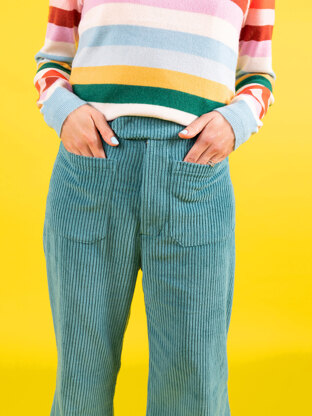 Tilly And The Buttons Jessa Trousers and Shorts Sewing Pattern 1025 - Paper Pattern, Size UK 6-20 / EUR 34-48