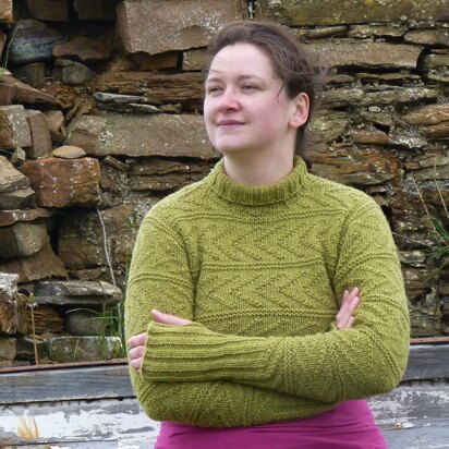 Chevron Gansey - knitting pattern