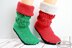 Christmas Santa and Elf Booties