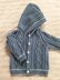 Cable twists toddler hoodie