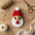 Crochet Santa Clause Hair Clip Pdf + Video Tutorial