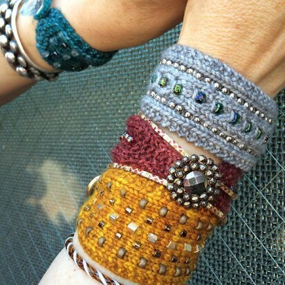 Beaded Buttoned Bracelets!