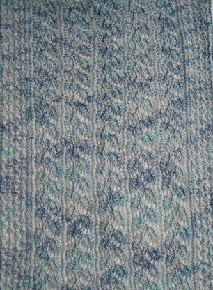 Red Bud Leaf Lace Shawl