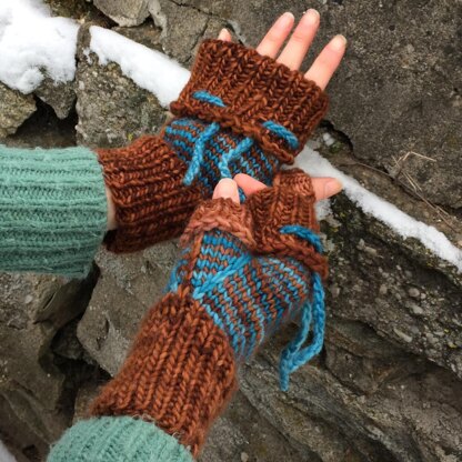 Drawn Convertible Mitts