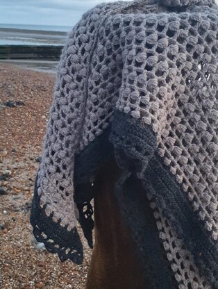 Shell Foraging Shawl