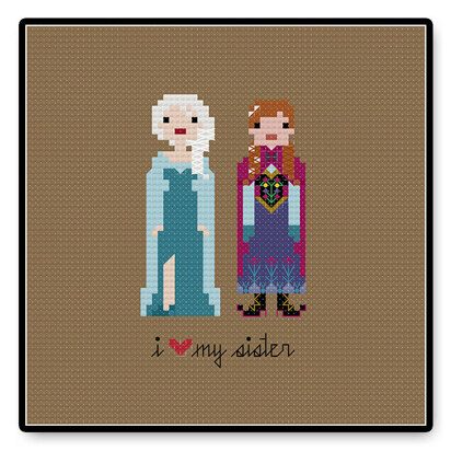 Sisters - PDF Cross Stitch Pattern