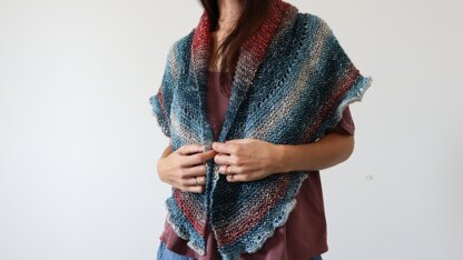 Garter Stitch Half Pi Shawl