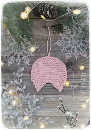 Piggy Hoofprint Christmas Tree ornament