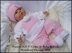 Bobble Hat Motif Set Set 16-22” dolls/newborn/0-3m baby