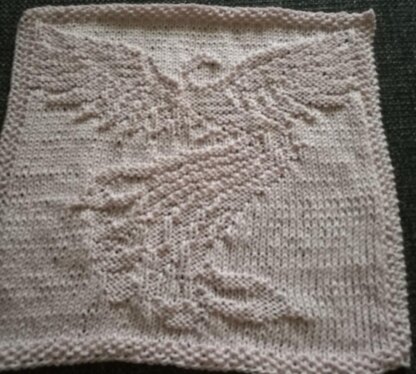 Påfugl-Peacock Dishcloth/Karklud