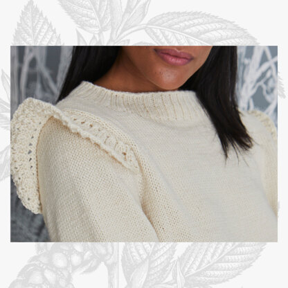 Cream on sale frill jumper