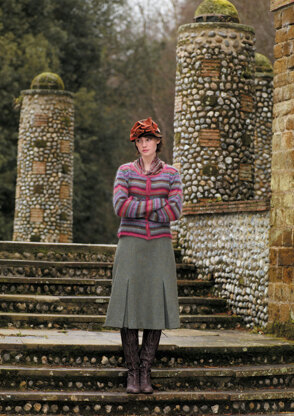 Wentworth Cardigan in Rowan Kidsilk Haze - ZM72-00040-DEP - Downloadable PDF