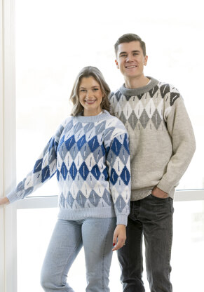 Syrup Sweater in Viking Of Norway Alpaca Storm - UK-2306-2 - Downloadable PDF