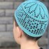 Crochet cotton skullcap