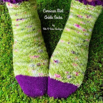 Corsican Mint Ankle Socks