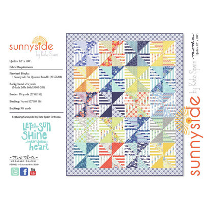 Moda Fabrics Sunny Side Quilt - Downloadable PDF