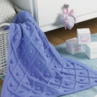 Blanket in Sirdar Supersoft Aran - 5236 - Downloadable PDF