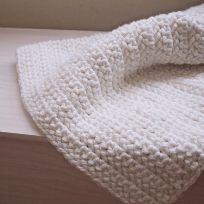 Herringbone bulky blanket