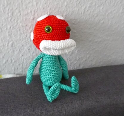 Häkelanleitung für die Amigurumi Piranha-Pflanze