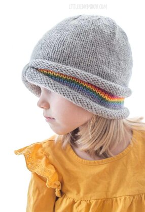 Peekaboo Rainbow Hat